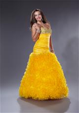 2012 Tiffany Prom Dresses 16609.  Available in Jade, Marigold, Purple, Red